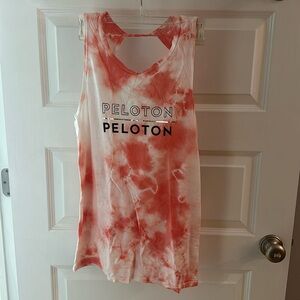 Peleton Tie Dye Workout Tank Top Size Medium NEW WITH TAGS